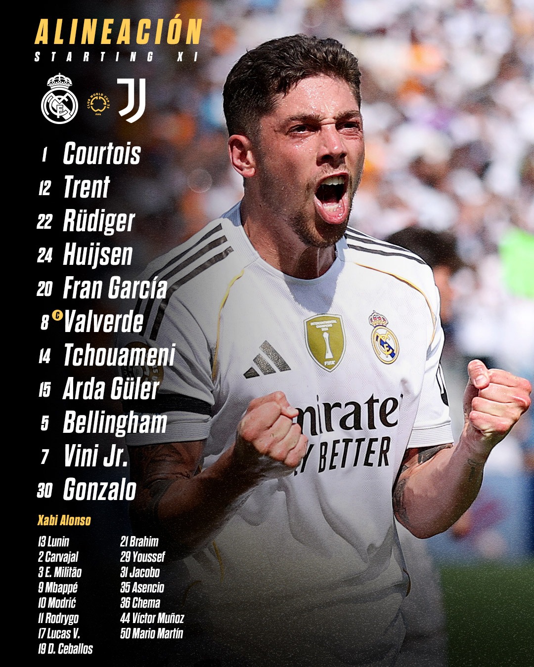 伟德体育首页-皇马vs尤文首发出炉：姆巴佩替补！维尼修斯、伊尔迪兹出战，贝林、阿诺德在列